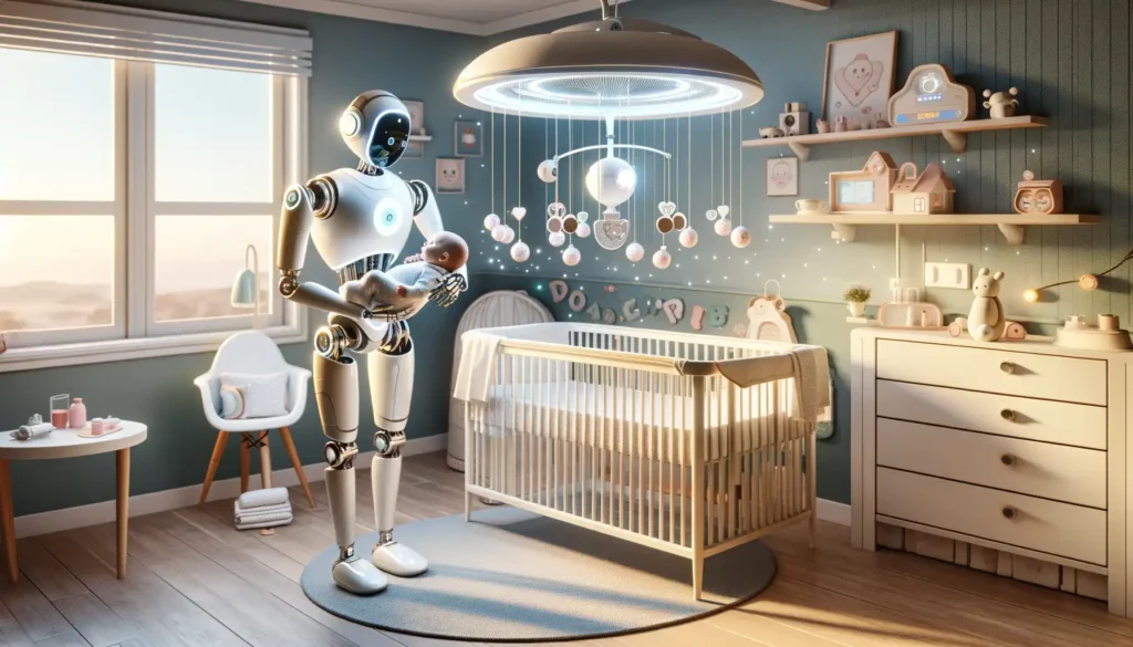 Family Life with AI Baby Care